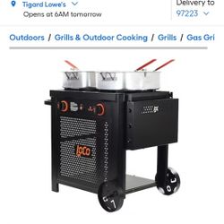 LOCO DOUBLE PROPANE AIR FRYER 