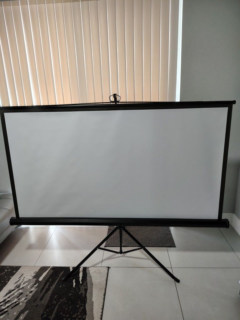 Brand New 75" Projector Screen Will Listen To Offers