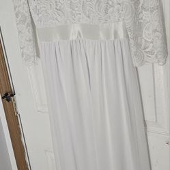 Wedding Dress XL Fits Like Large