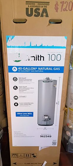 New 40gl water heater