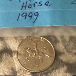 Very Rare 1999 DELAWARE SPITTING HORSE 