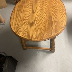 End Table - 100% Wooden Oak
