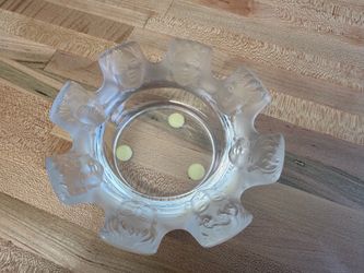 Lalique Crystal Dish Saint Nicholas