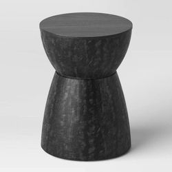 prism accent table top -black