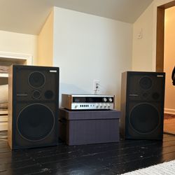 Sherwood S-7225A AM/FM Receiver w/ (2) Pioneer CS-303 3-Way Speakers