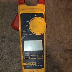 Clamp Meter Only + Missing Battery Contact (Fluke)