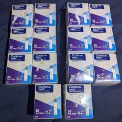 Brand New And Sealed 700 Contour Next Diabetic Testing Strips 