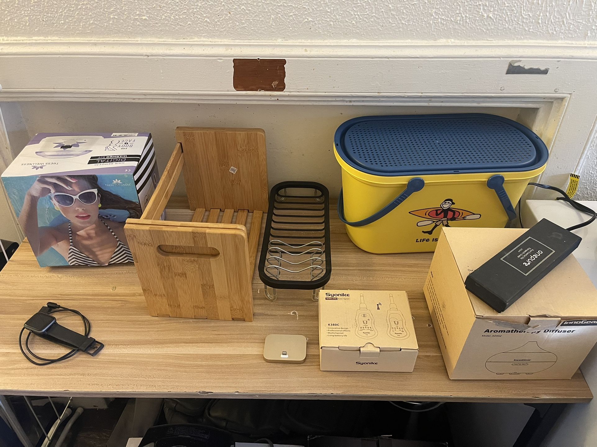 Dish Dryer, Sand Play Set, Waxing Kit, Smart Watch