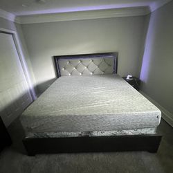 King Size Bed Set & End Tables And Dressers All negotiable 