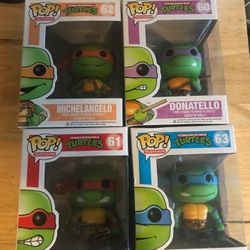 Funko! Teenage Mutant Ninja Turtle,  Set Pop! Television