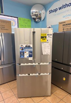 Bosch 800 Series 20.5 cu. ft. Counter Depth French 4-Door Bottom Mount Refrigerator with FarmFresh System