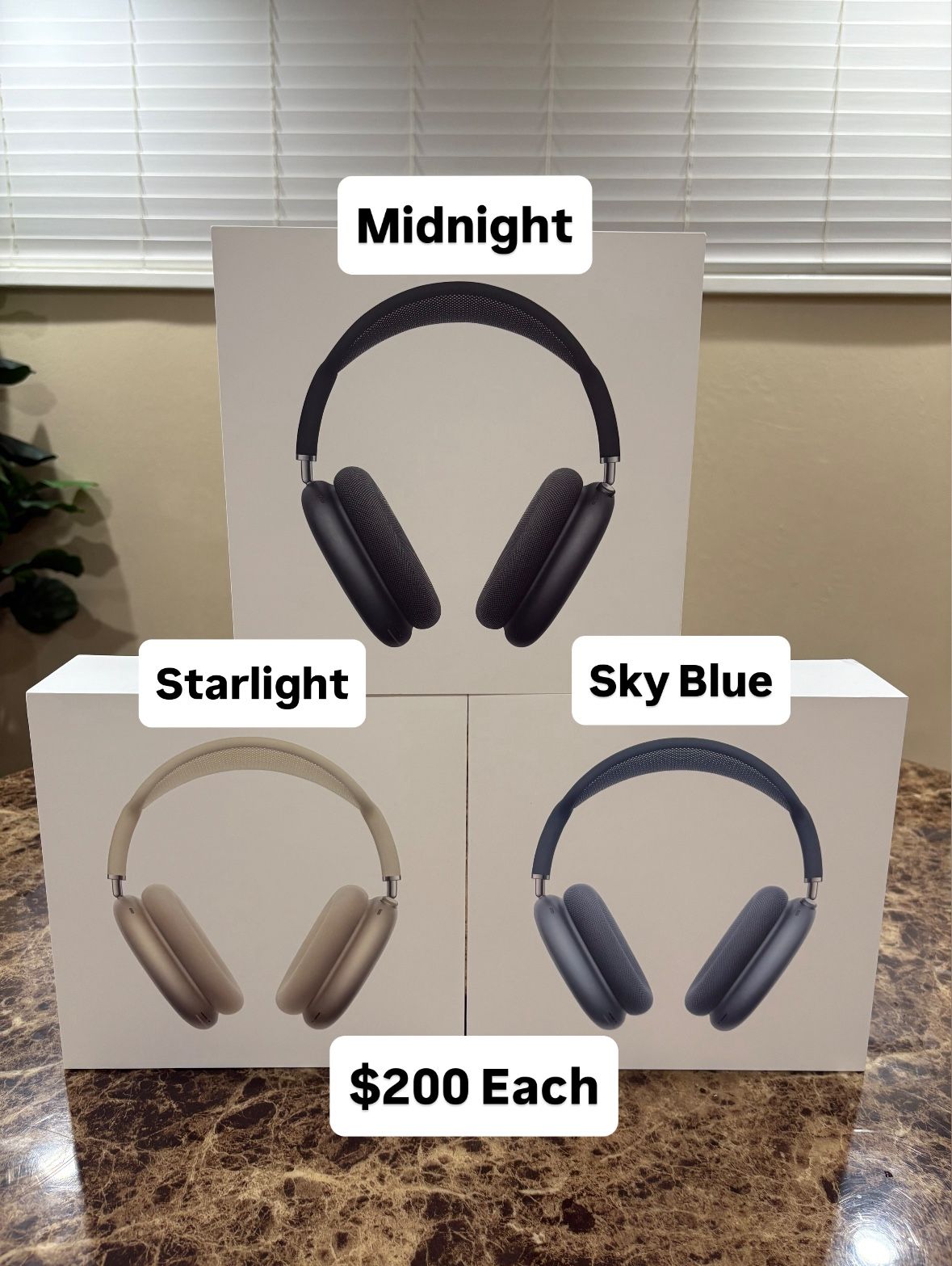AirPod Maxs USB-C (Blue,Starlight,Midnight)