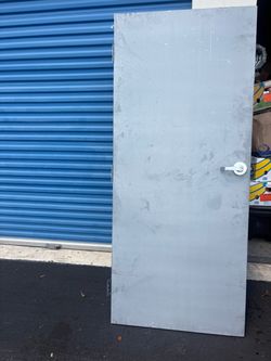 Commercial Steel Door with Lever Handle fire proof 90 minutes in great condition no key