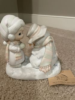 Precious Moments 524913 "We're Going to Miss You" 1990 Excellent w/box