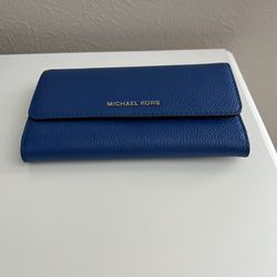 Cobalt Blue Michael Kors Wallet