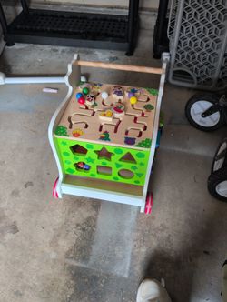 Wooden Baby Bear Walker