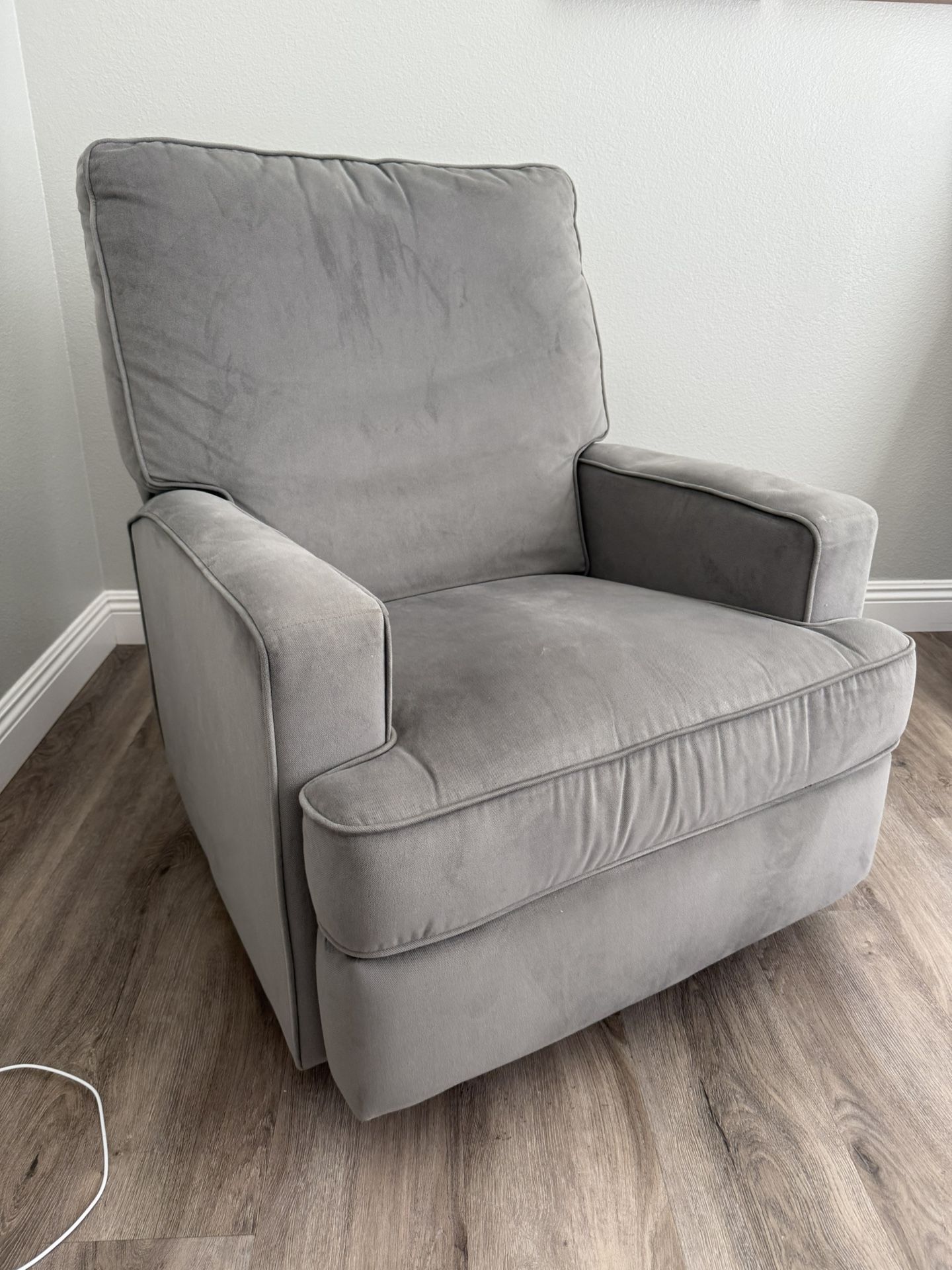 360 Swivel Grey Rocking Chair Recliner