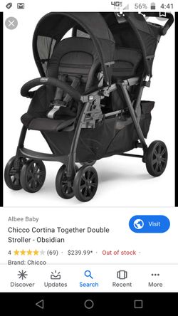 Chicco double stroller
