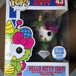 Hello Kitty (Sky) #43 Diamond Collection Funko Shop Exclusive Funko Pop LE 4000