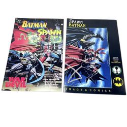 Batman x Spawn Comic Books Lot of 2 War Devil #1 1994 , Spawn Batman Image 1994