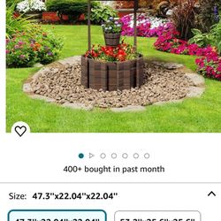 Wooden Well Planter 🪴 Posó De Madera Para Sembrar 