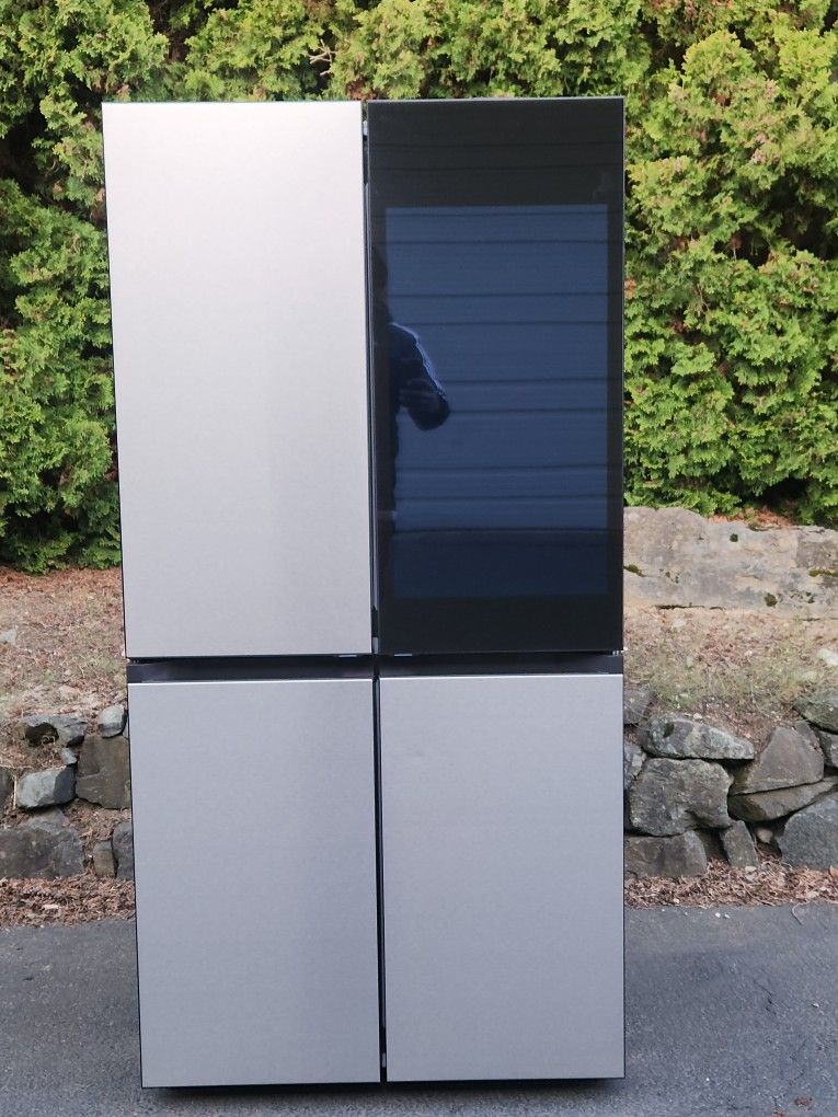 Samsung Refrigerator Counter Depth Bespoke With Tablet W36xD30xH71 Inches
