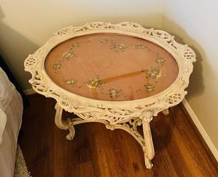 Vintage Ornate Italian side table