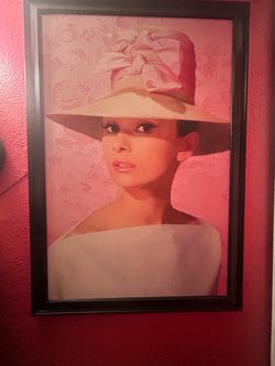 Audrey Hepburn Framed Portrait