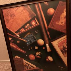 Billiard Picture Frame Pool Table