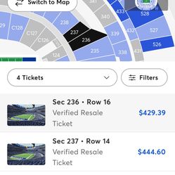 Ram Vs Lions VIP Premier Seats / parking 