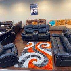 ALL SOFA AND LOVESEAT SETS JUST $999!!! ADD THE RECLINER FOR $299!!! 