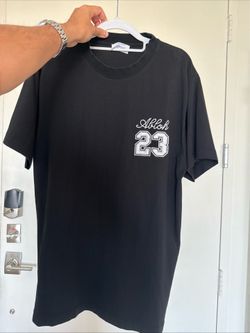 Off White Black T Shirt Large