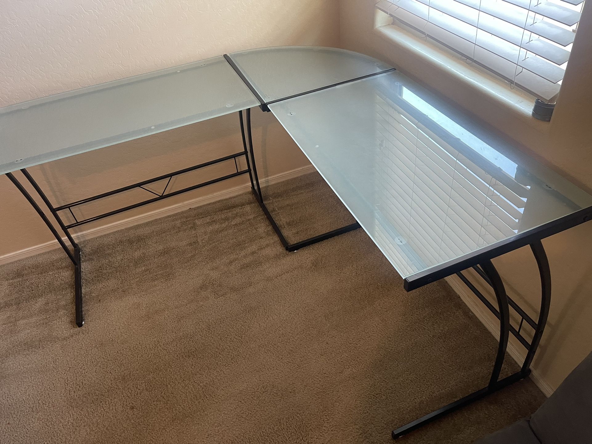 Glass Desk