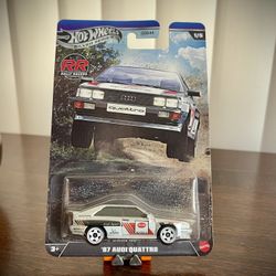 Hot Wheels Silver Series '87 Audi Quattro 1/5 RR Rally Racers 1:64