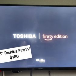 43 Inch Toshiba TV Fire Edition