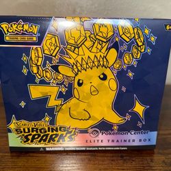 Surging Sparks Pokemon Center Etb