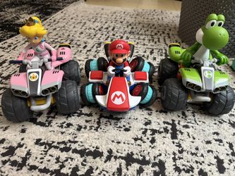 Mario Kart Large Toys Vehicles No Remotes 