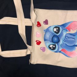 Stitch Bag W Zipper - Hand Painted