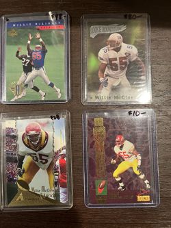 Willie McGinest Rookie Football Card Lot