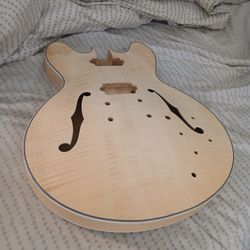 Unfinished 335 Flametop Semi Hollow Body...New...$100