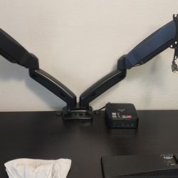 Fully Adjustable Dual Monitor Stand