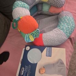 Halo sleep sack swaddle and infantino