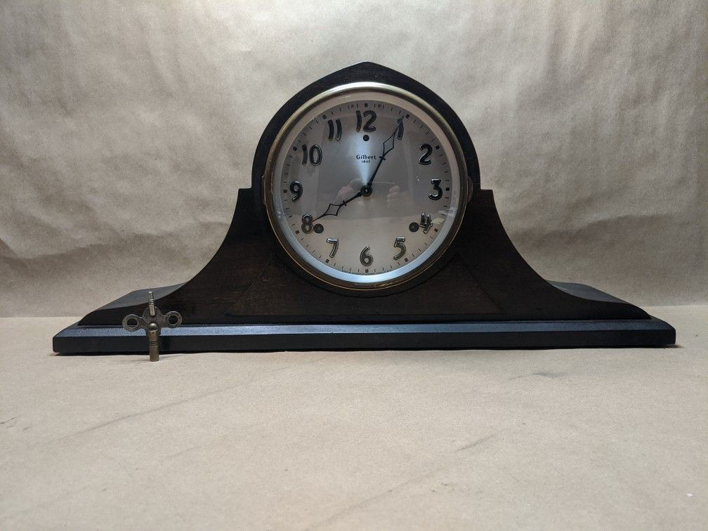 Gilbert 1807 Timbour Mantle Clock Bim Bam strike