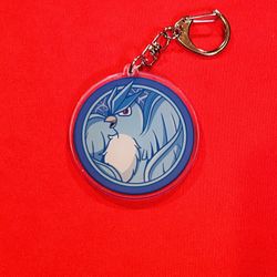 ✨ Articuno Legendary Bird Acrylic Keychain ✨ Double-Sided Ice Blue Art ✨ Premium