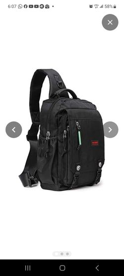 NICGID Black Sling Crossbody Bag