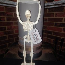 SKELTON  Candle Holder/Plant Stand