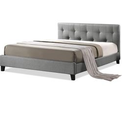 Brand New Full Size Upholstered Tufted Bed 