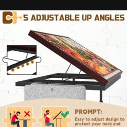 Puzzle Table with Wheels