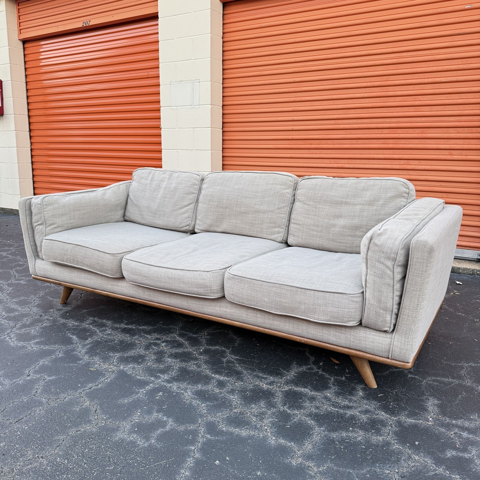 Free Delivery - Article Mid Century Modern Sofa Couch