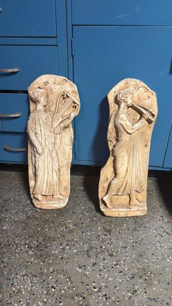 Antique  Greek statues